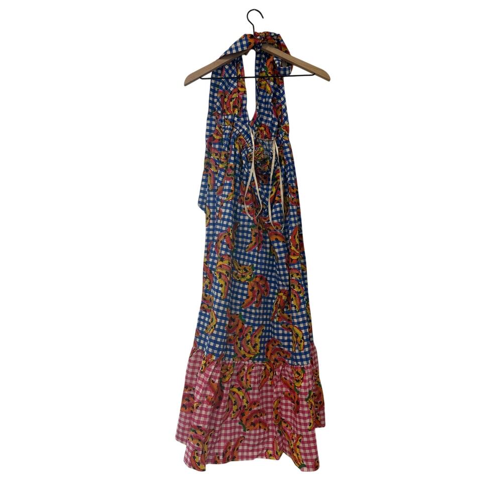 NWT Farm Rio x Anthropologie Tiered Cotton Maxi Dress - Picture 5 of 6